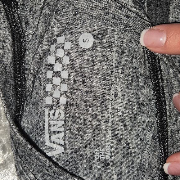 Vans Bundle of 2 Tee shirts - Gray (Burnout) - Small and Maroon Size Large - Picture 4 of 5